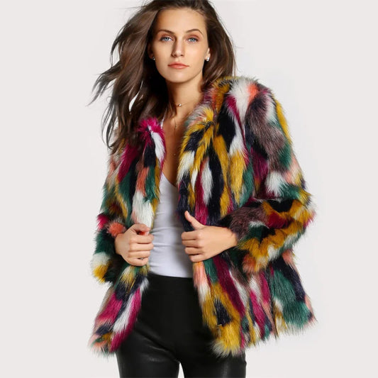 Radiance Luxe Faux Fur Coat