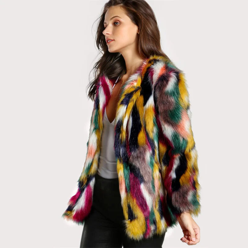 Radiance Luxe Faux Fur Coat