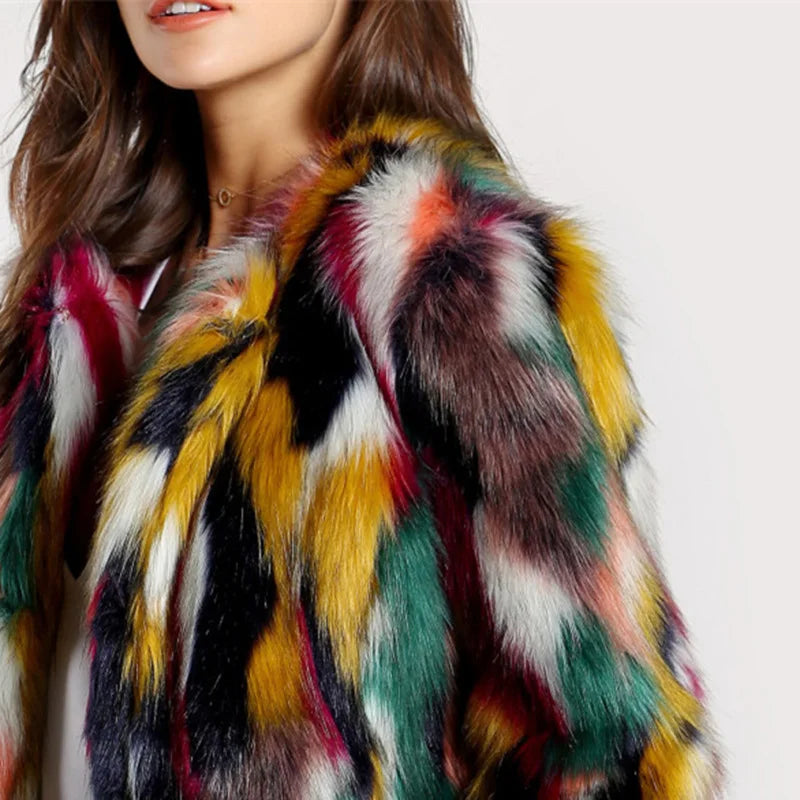 Radiance Luxe Faux Fur Coat