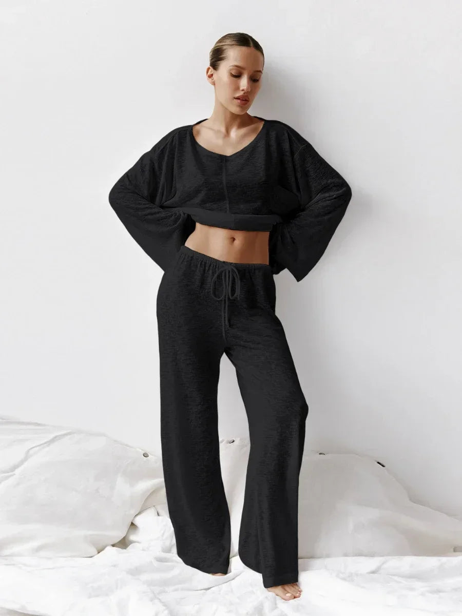 Luxe Comfort Knit Pajama Set