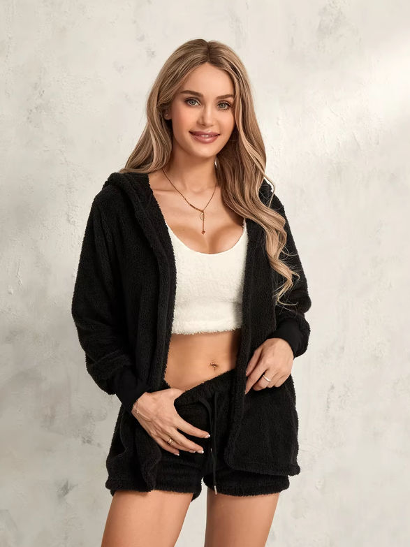 Cozy Plush 3-Piece Loungewear Set