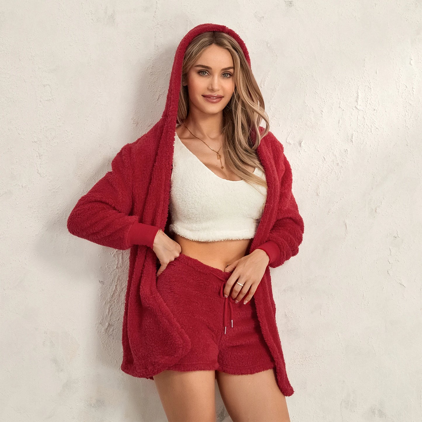 Cozy Plush 3-Piece Loungewear Set