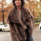 Chic Plush Short Faux Fur Coat