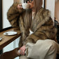 Chic Plush Short Faux Fur Coat