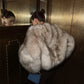 Street Luxe Cropped Faux Fur Jacket