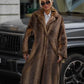 Ethereal Warmth Faux Fur Overcoat