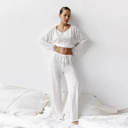 Luxe Comfort Knit Pajama Set