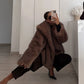 Bianca™ - Cozy Charm Brown Faux Fur Coat