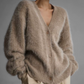 Sleek Knit V-Neck Cardigan