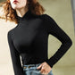 Snug Luxe Fleece-Lined Stand Collar Top