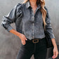 Urban Edge Button-Down Blouse
